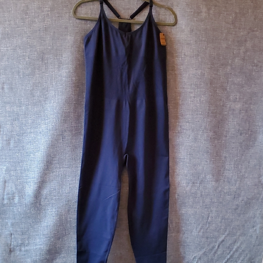 Victoria's Secret Pink Active Seamless V Full Length Onesie Bodysuit Jumpsuit